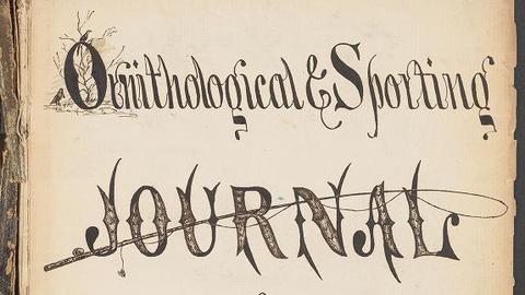 title page of Brewster's handwritten 1871 journal