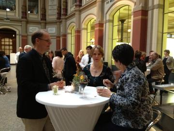reception in the Museum fur Naturkunde