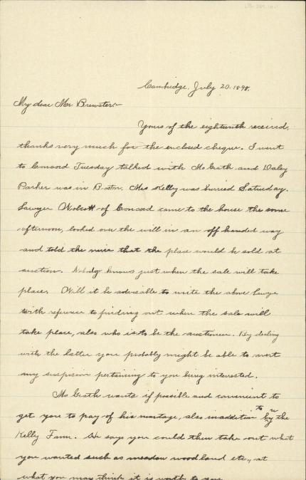 handwritten letter on yellow paper